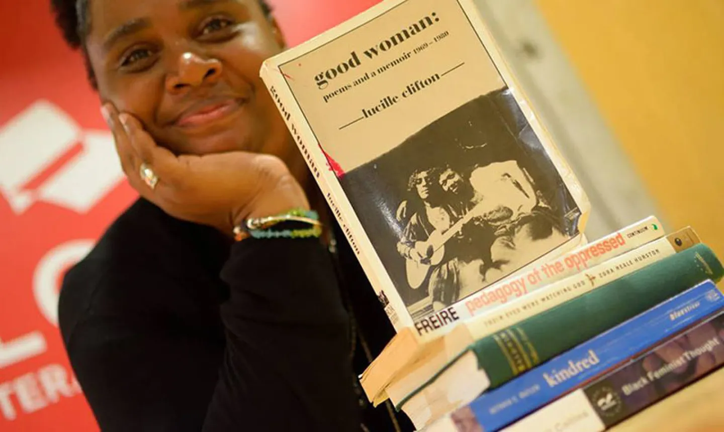 The Loft Literary Center has selected St. Kate's English assistant professor Dr. Taiyon Coleman as a recipient of the 2018–2019 Mirrors and Windows Fellowship. Photo by Bao Phi