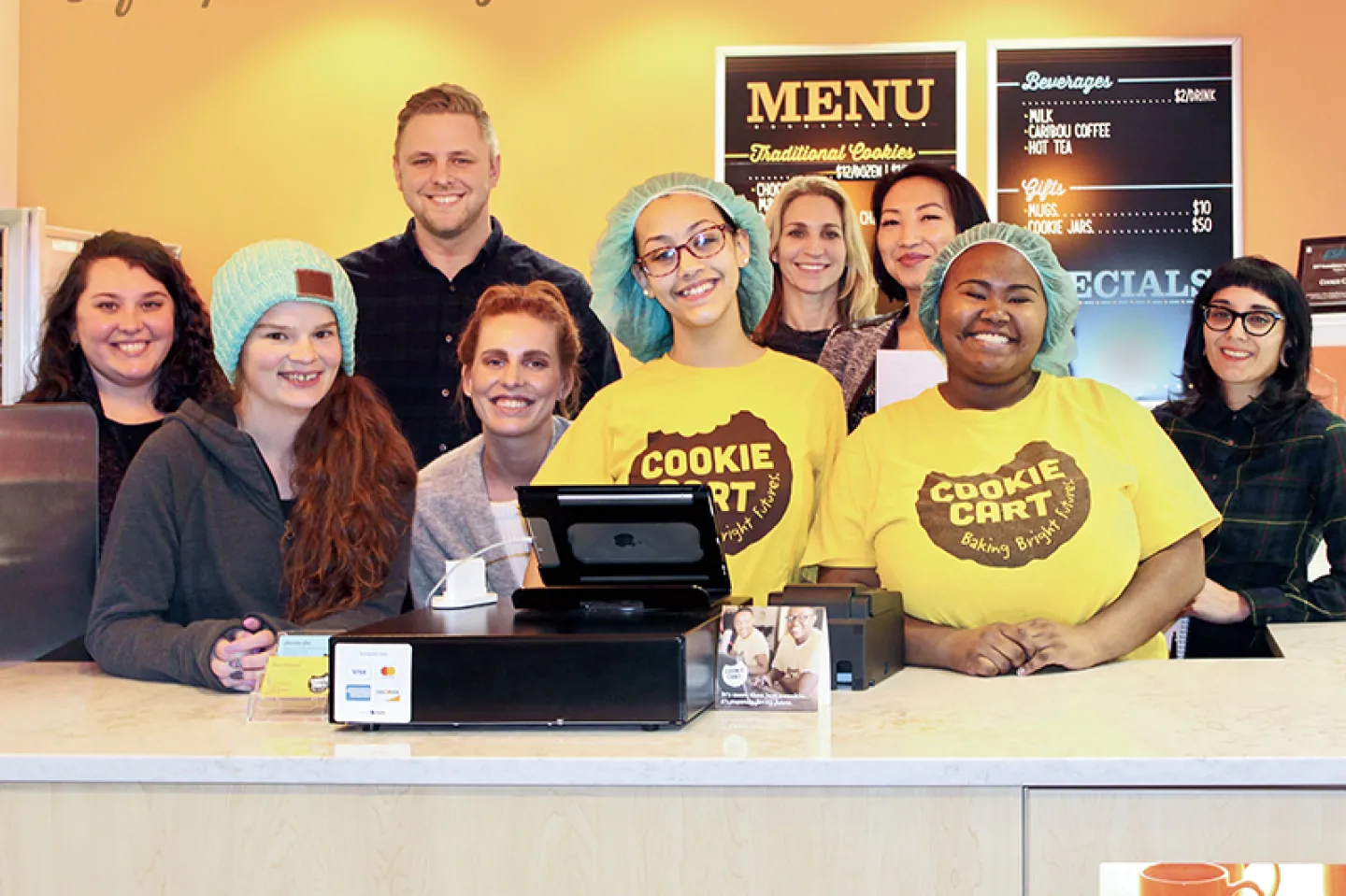 Cookie Cart service-learning opportunity.