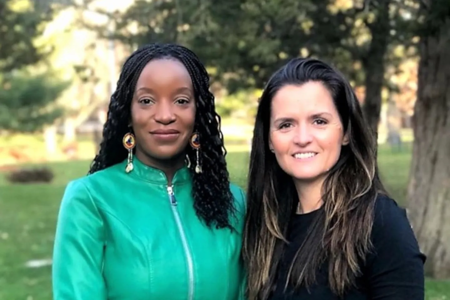 Faculty members Leso Munala (left) and Liz Allen (right)