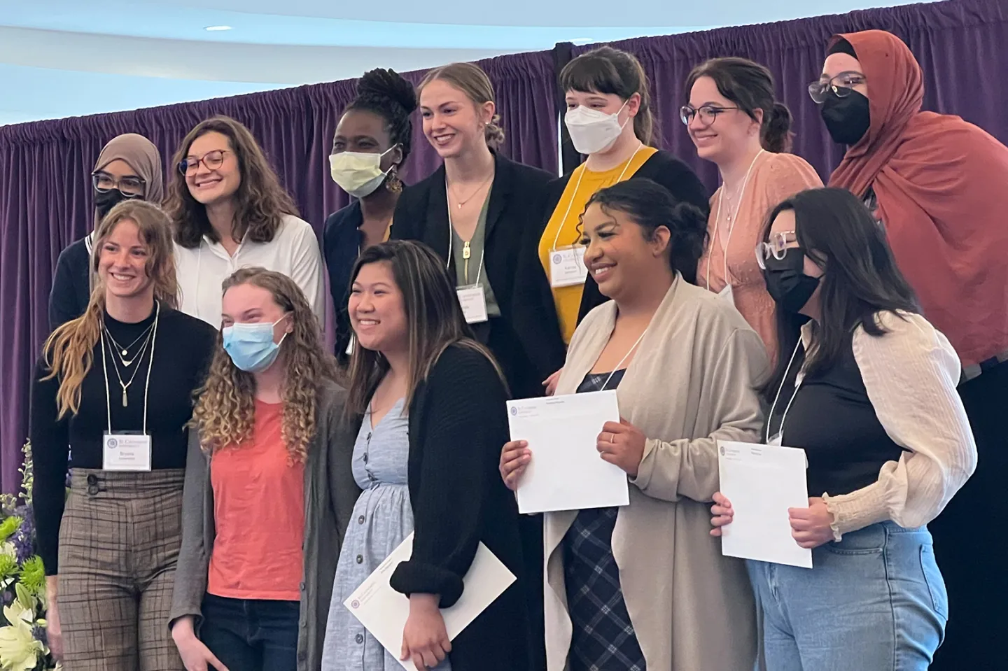 A group of honorees at the 2022 Honors and Awards Ceremony