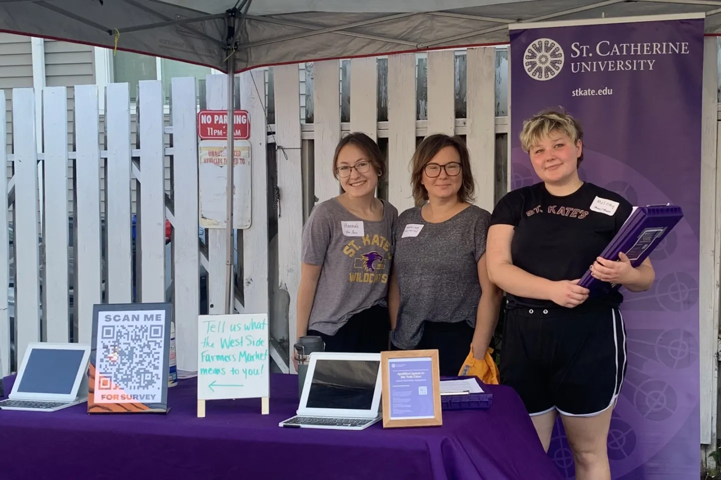 Hannah Olson, Nawojka Lesinski, and Melody Kosbab