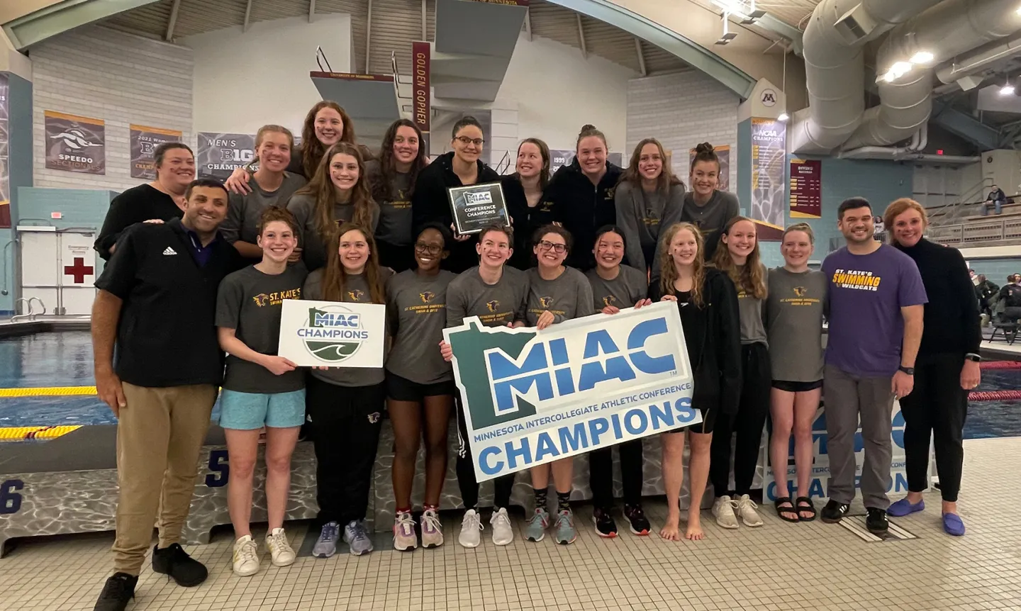Group photo of the Swim and Dive Team