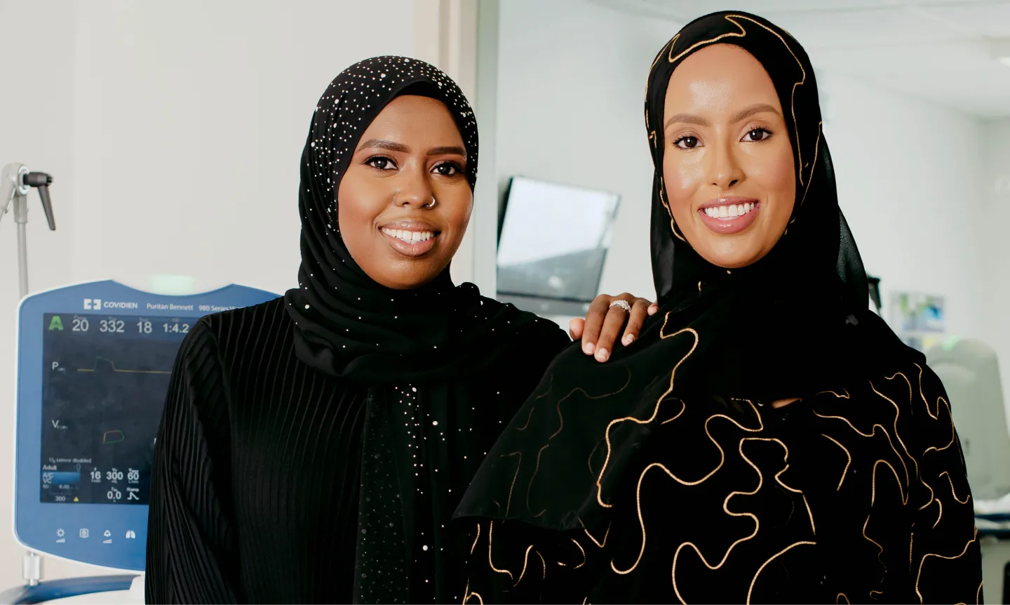 Firaoli Adam ’17 and Yasmin Samatar ’17