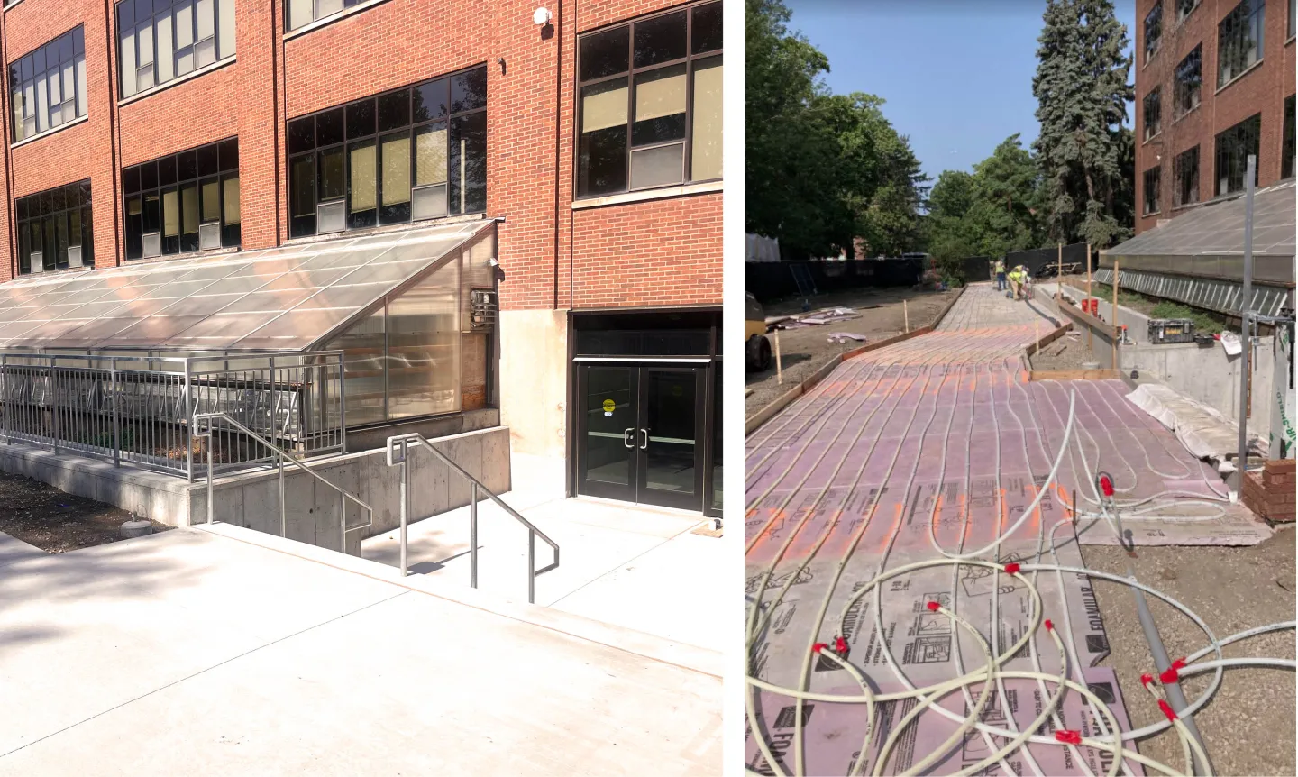 Construction on Mendel in progress