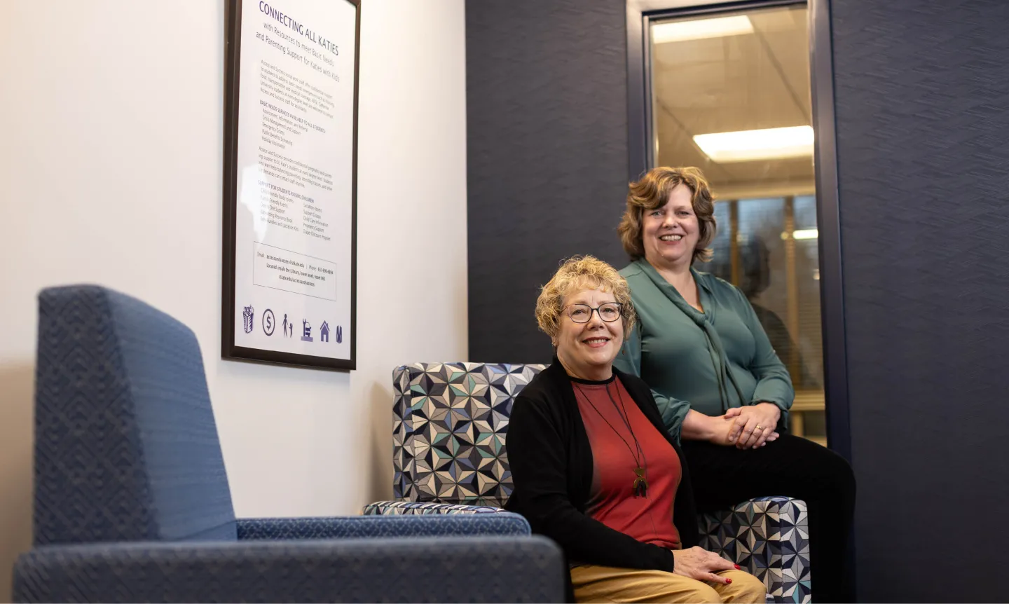 Joan Demeules and Beth Hamer