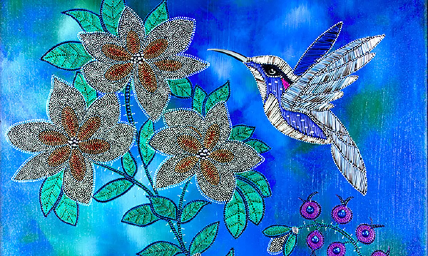 Quill Bird by Leah Yellowbird.