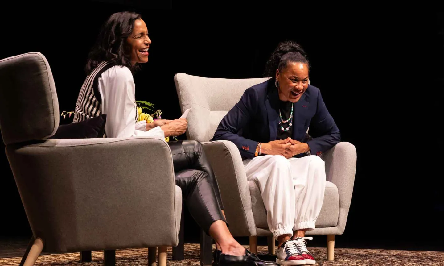 Lea B. Olsen and Dawn Staley