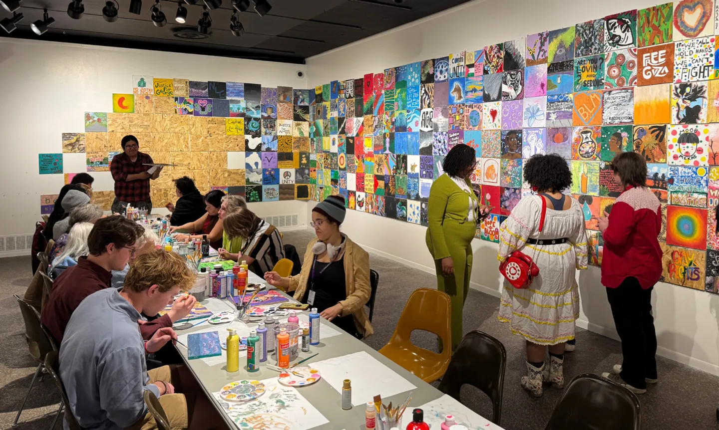 The Plywood Quilt opening reception