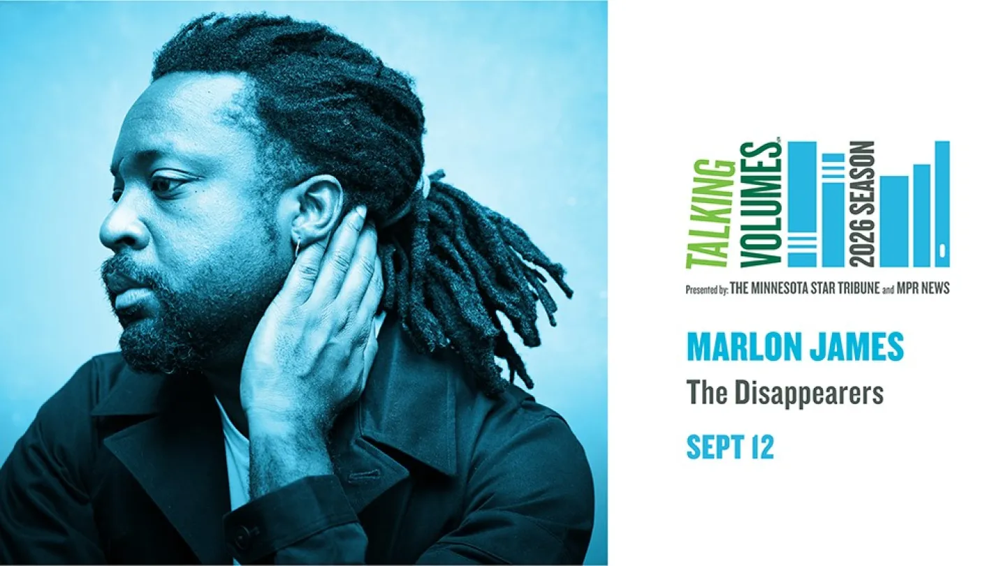 Portrait of Marlon James for Talking Volumes