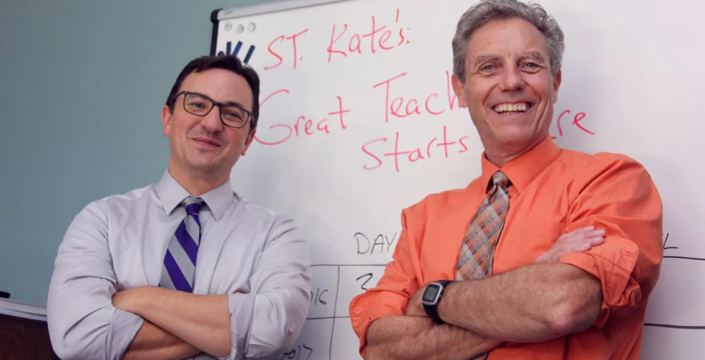 In 2015, the Education department welcomed R. Kevin Mackin as department chair, and Andrew Rummel as associate professor and program director for undergraduate and master of arts in education initial licensure.