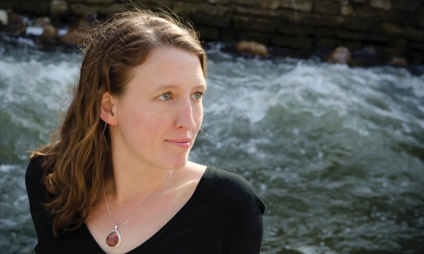 Kelly Barnhill '96 won the 2017 Newbery Medal, the highest U.S. award in children's literature. Photo courtesy of COMPAS.