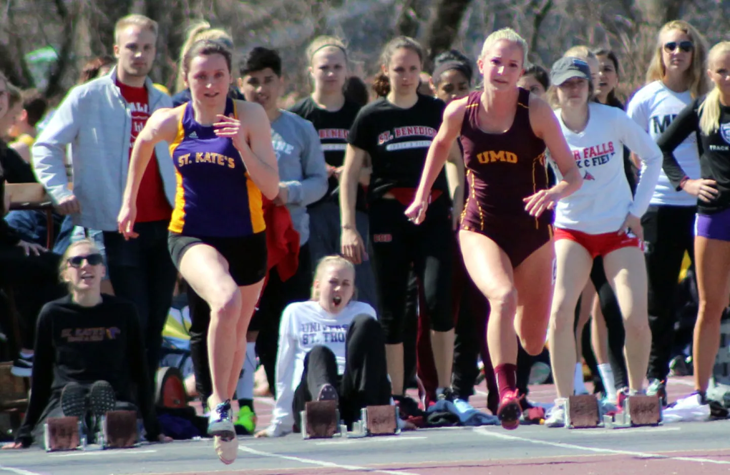 Wildcat Athlete of the Week (April 18, 2017): Liliya Kirkova '20 shattered the school record in the 200 meter dash, previously set by teammate Shakeela Wells-Johnson '17 last season, with a PR time of 26.10 seconds. Photo by Michelle Perri '18